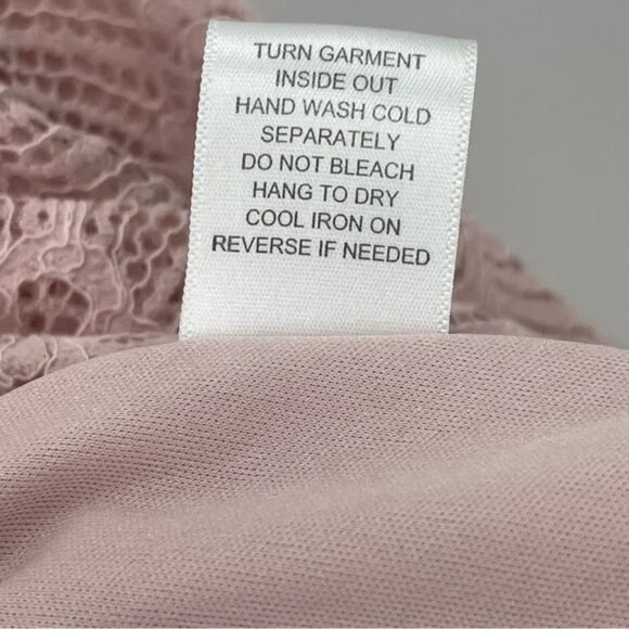 NSR Pink Lace Midi Dress Small - Picture 7 of 8